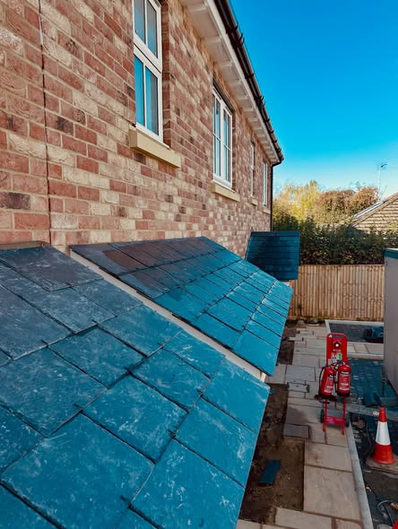 Professional roof valley repair on a Dorset home