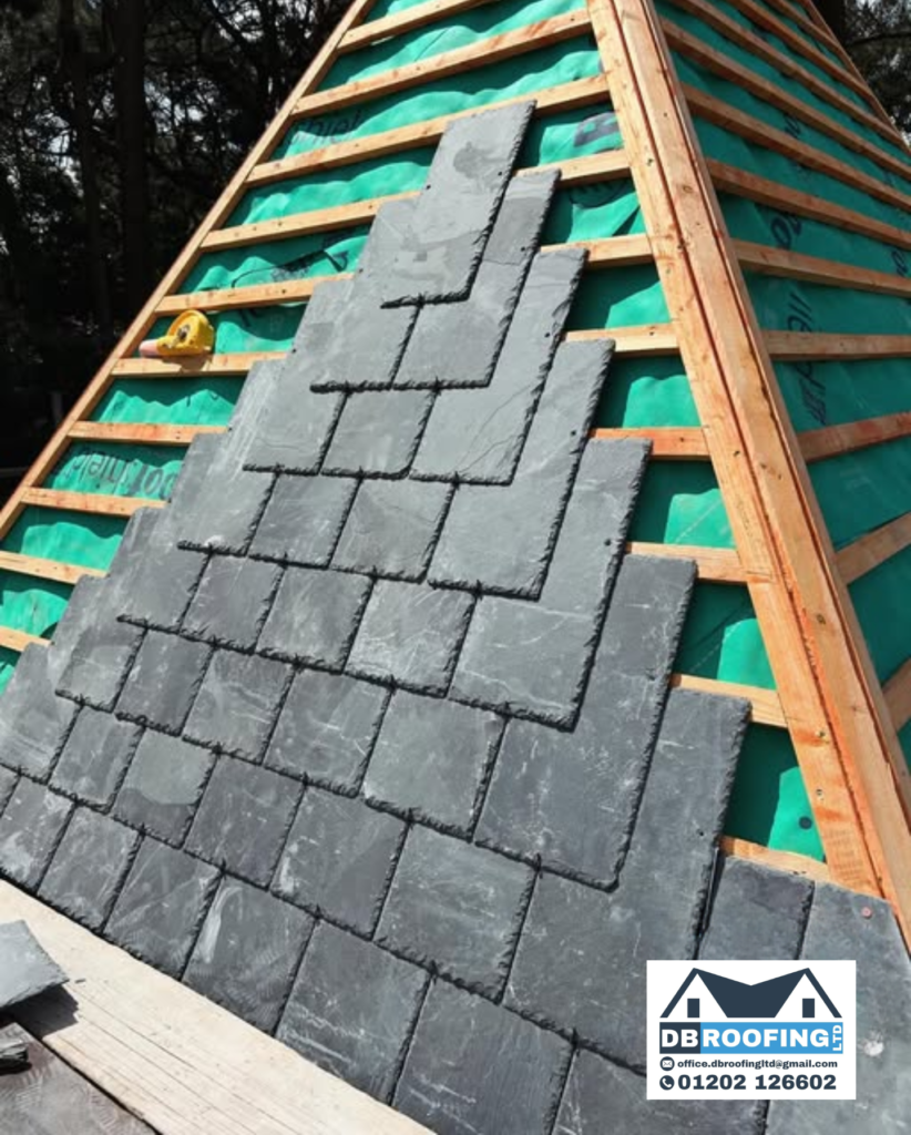 Roof inspection before buying a house in Dorset